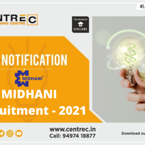 MISHRA DHATU NIGAM LIMITED RECRUITMENT 2021