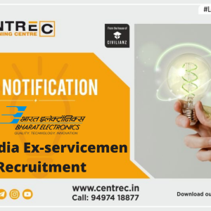 BEL India – Ex-servicemen Recruitment