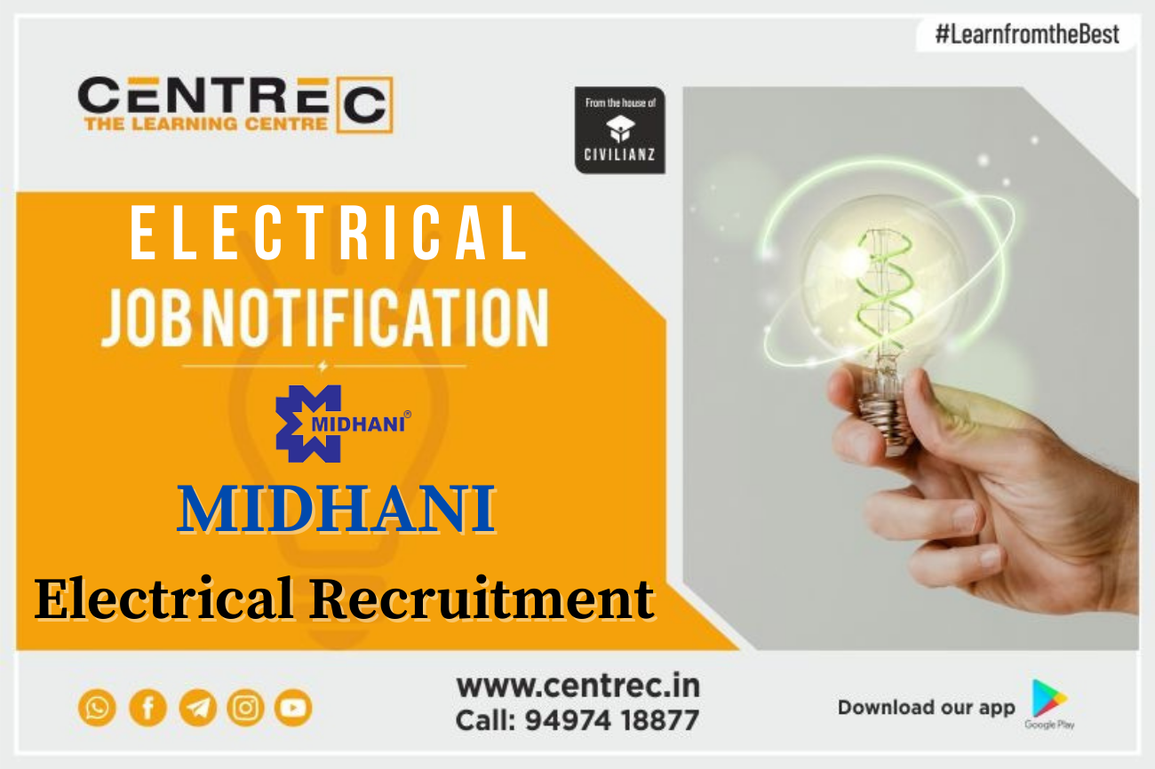 MIDHANI Electrical Recruitment
