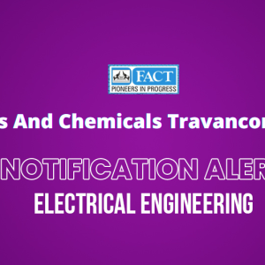 Senior Manager Design(Electrical) – FACT