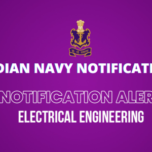 THE INDIAN NAVY NOTIFICATION 2022