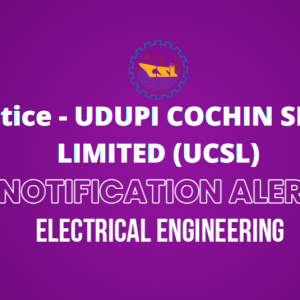 Apprentice – UDUPI COCHIN SHIPYARD LIMITED (UCSL)