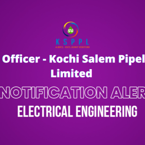 Operations Officer – Kochi Salem Pipeline Private Limited