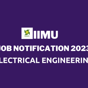 IIMU JOB NOTIFICATION 2023