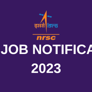 ISRO JOB NOTIFICATION 2023!!